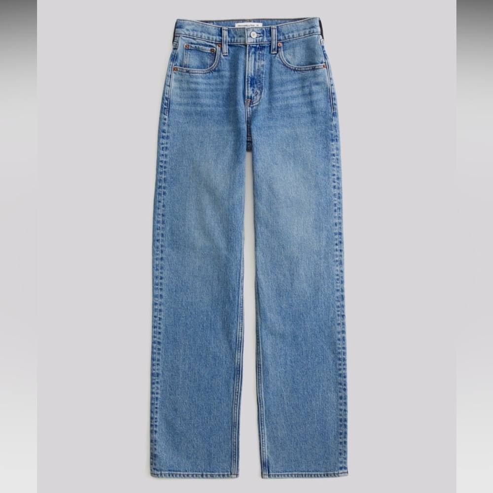 Abercrombie High Rise 90s Relaxed Jean